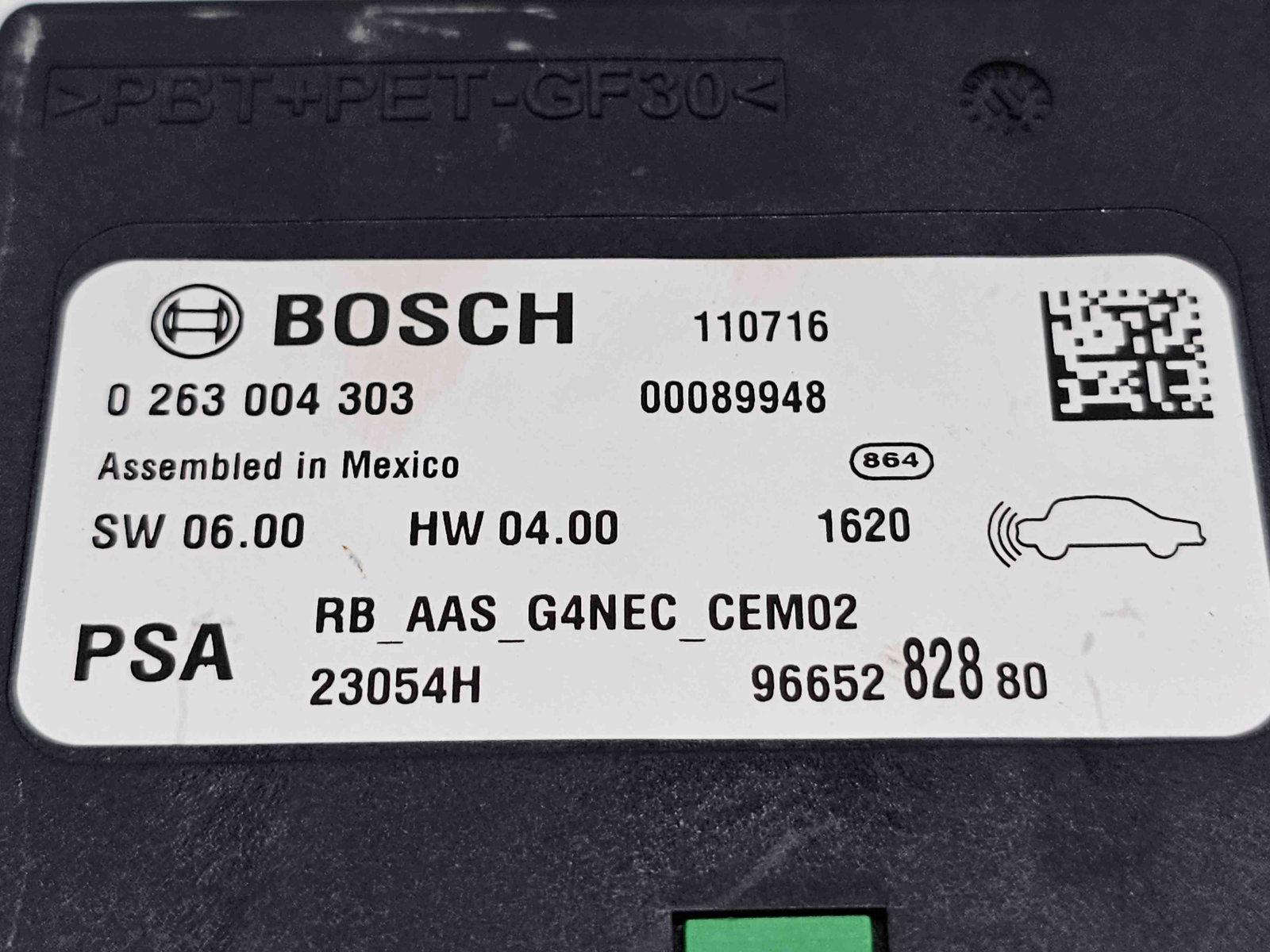 Modul senzori parcare Peugeot 508 Break GT [Fabr 2010-2018] 9665282880 - imagine 2