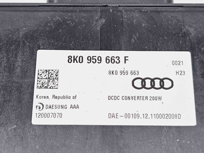  Modul stabilizator tensiune  AUDI A6 (4G2, C7) [Fabr 2012-2017] 8K0959663F