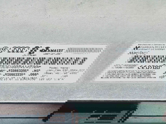  Modul bluetooth  AUDI Q5 (8RB) [ Fabr 2008-2016] 8T0862335E