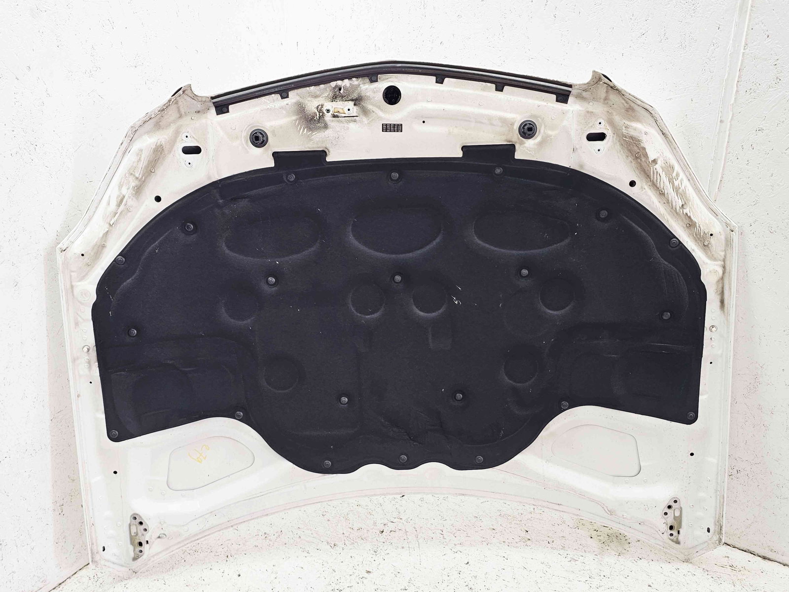 Capota motor Mercedes Clasa C Coupe (C204) Facelift AMG [Fabr 2011-2015] 149 Alb Polar - imagine 4