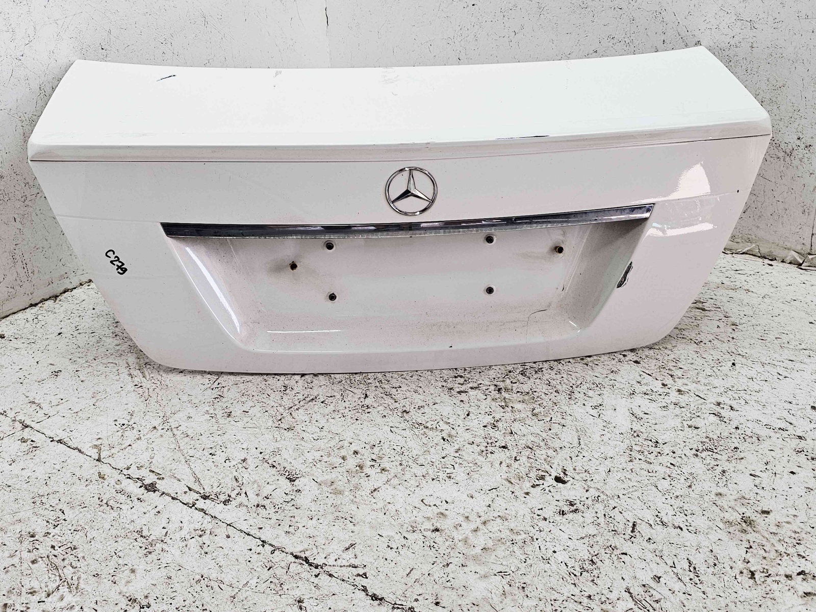 Capota portbagaj Mercedes Clasa C Coupe (C204) Facelift AMG [Fabr 2011-2015] 149 Alb Polar - imagine 1