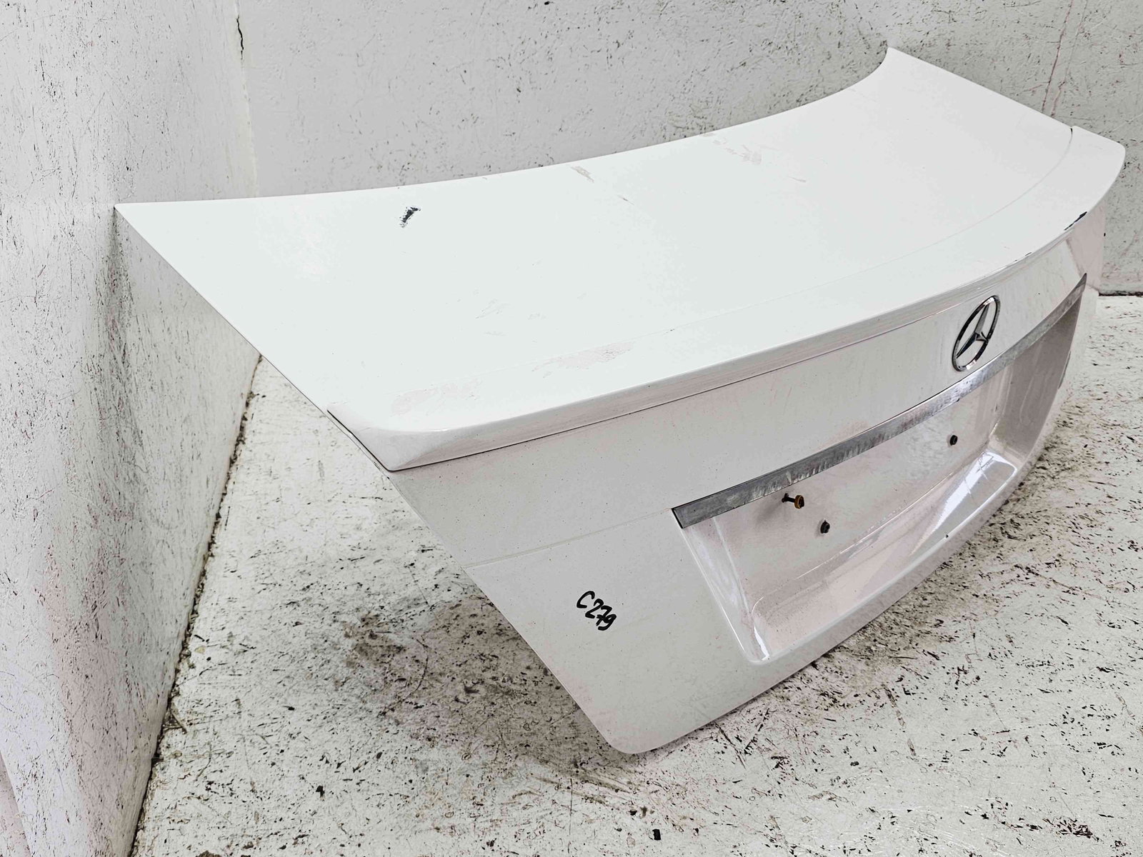 Capota portbagaj Mercedes Clasa C Coupe (C204) Facelift AMG [Fabr 2011-2015] 149 Alb Polar - imagine 3