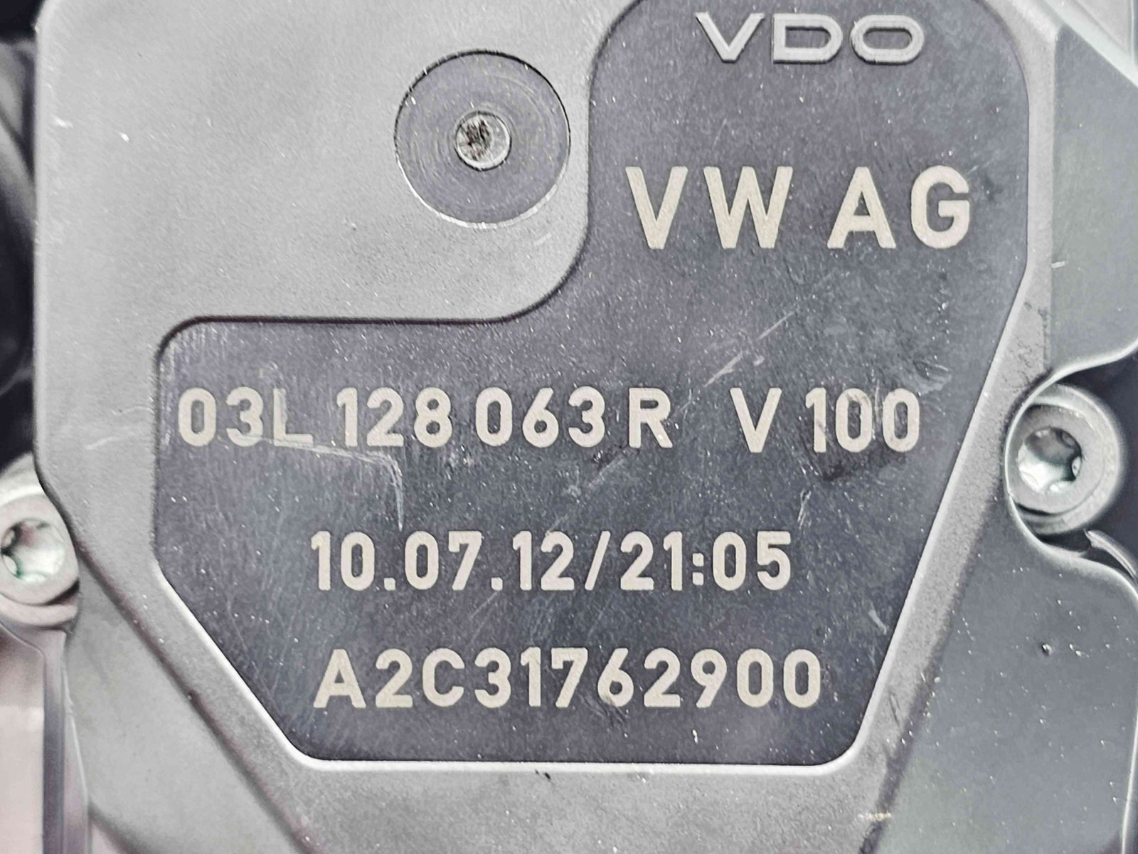 Clapeta acceleratie Audi A4 (8K2, B8.5) Facelift [Fabr 2008-2015] 03L128063R 2.0 TDI CJCA 105KW / 143CP - imagine 5