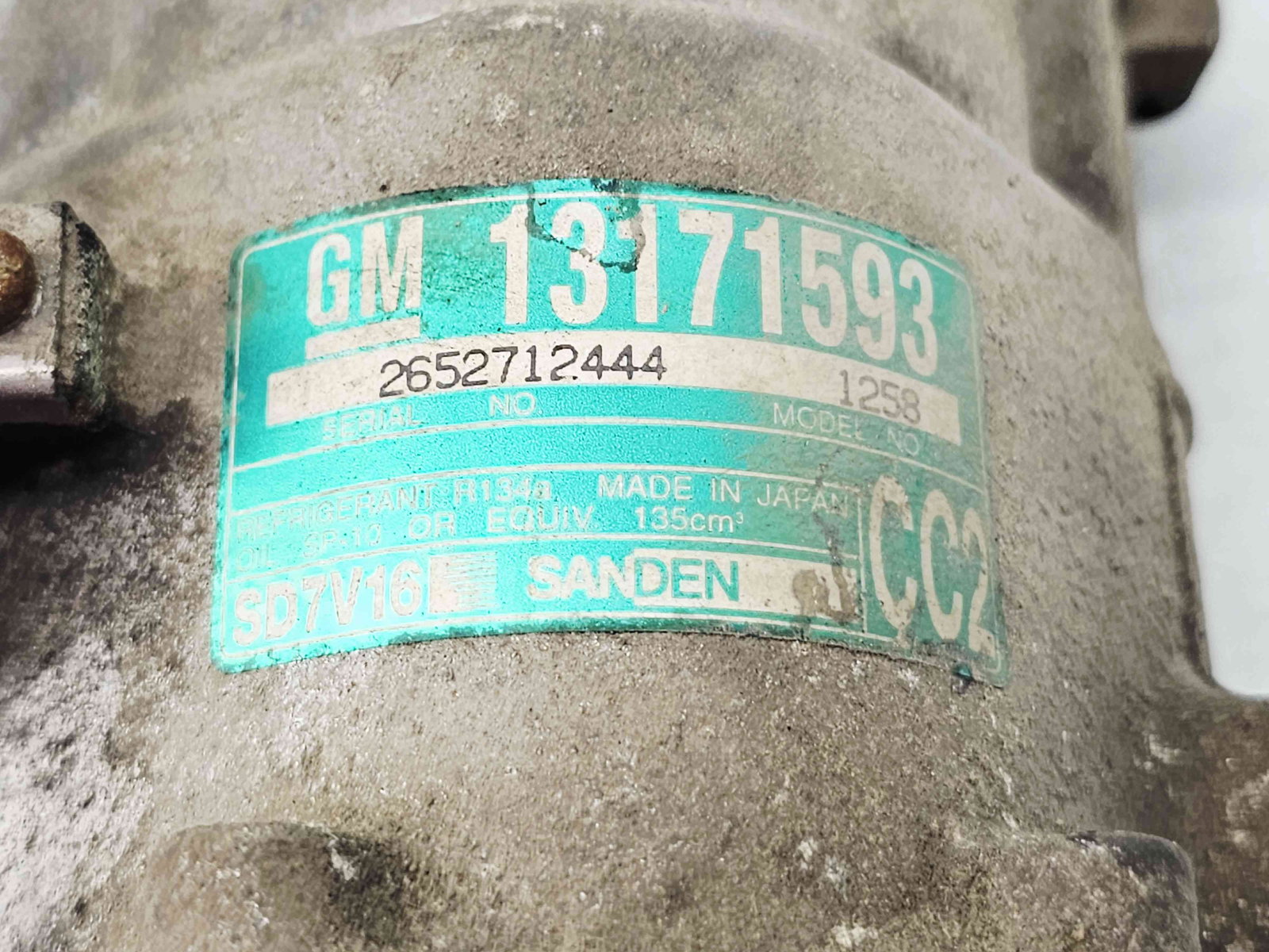 Compresor clima Opel Vectra C [Fabr 2003-2008] 13171593 1.9 CDTI Z19DT 88KW / 120CP - imagine 3