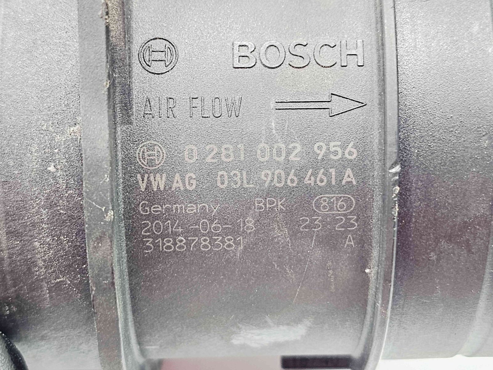 Debitmetru aer Audi A4 (8K2, B8.5) Facelift [Fabr 2008-2015] 03L906461A 2.0 TDI CJCA 105KW / 143CP - imagine 4