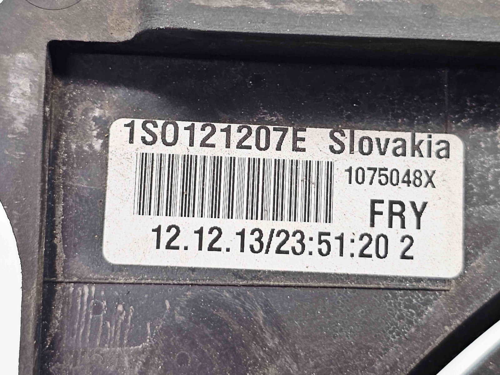Electroventilator Volkswagen UP [Fabr 2011-2019] 1S0121207E 1.0 Benz CHYB 55KW / 75CP - imagine 3
