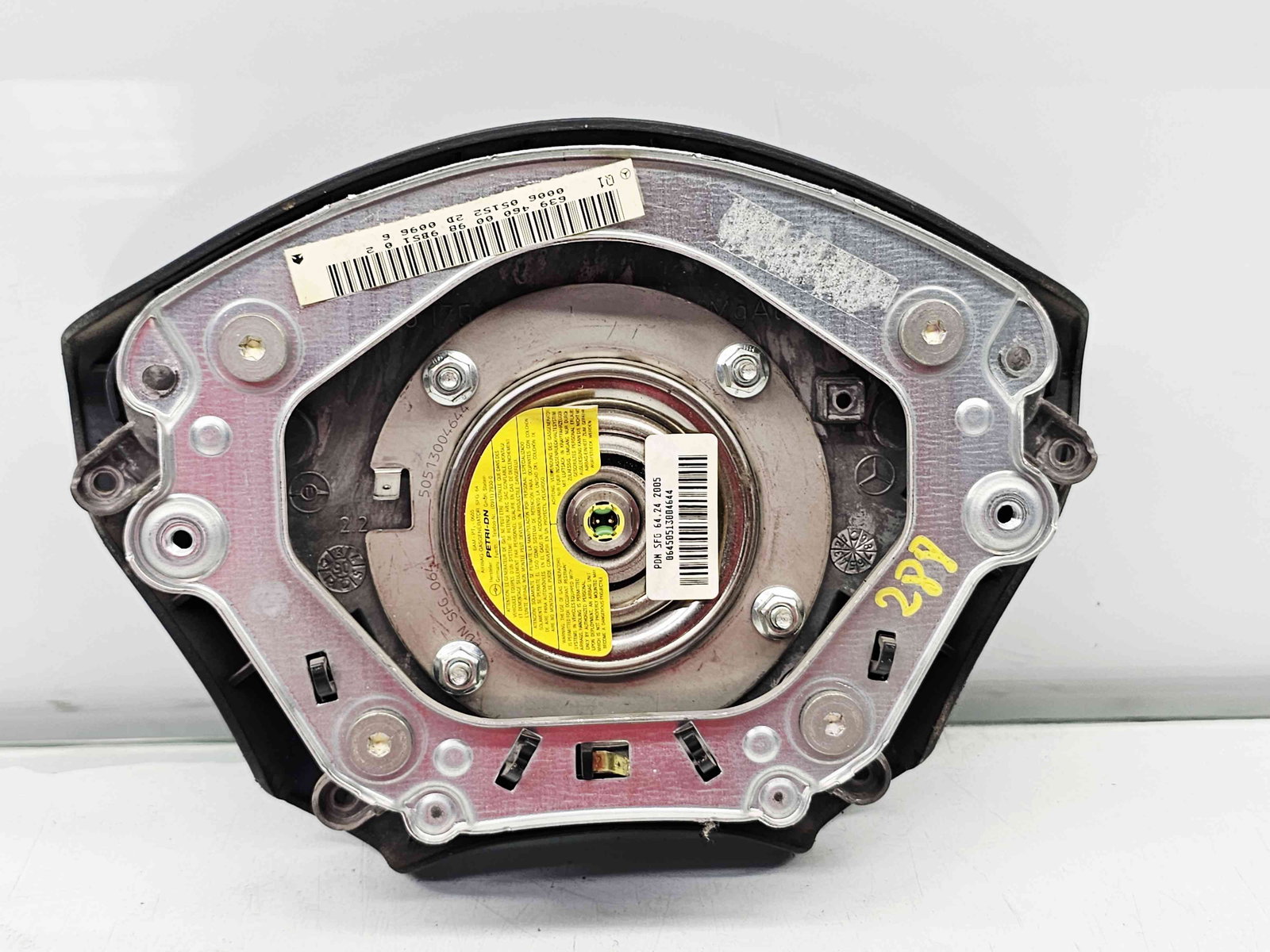 Airbag volan Mercedes Vito Autobus (W639) [Fabr 2003-2014] 6394600098 - imagine 2