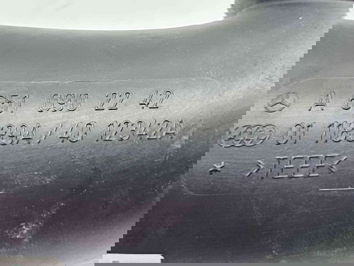 Tub intercooler Mercedes Clasa A (W176) [Fabr 2012-2018] A6510901737 1.8 CDI 651901 80KW / 109CP