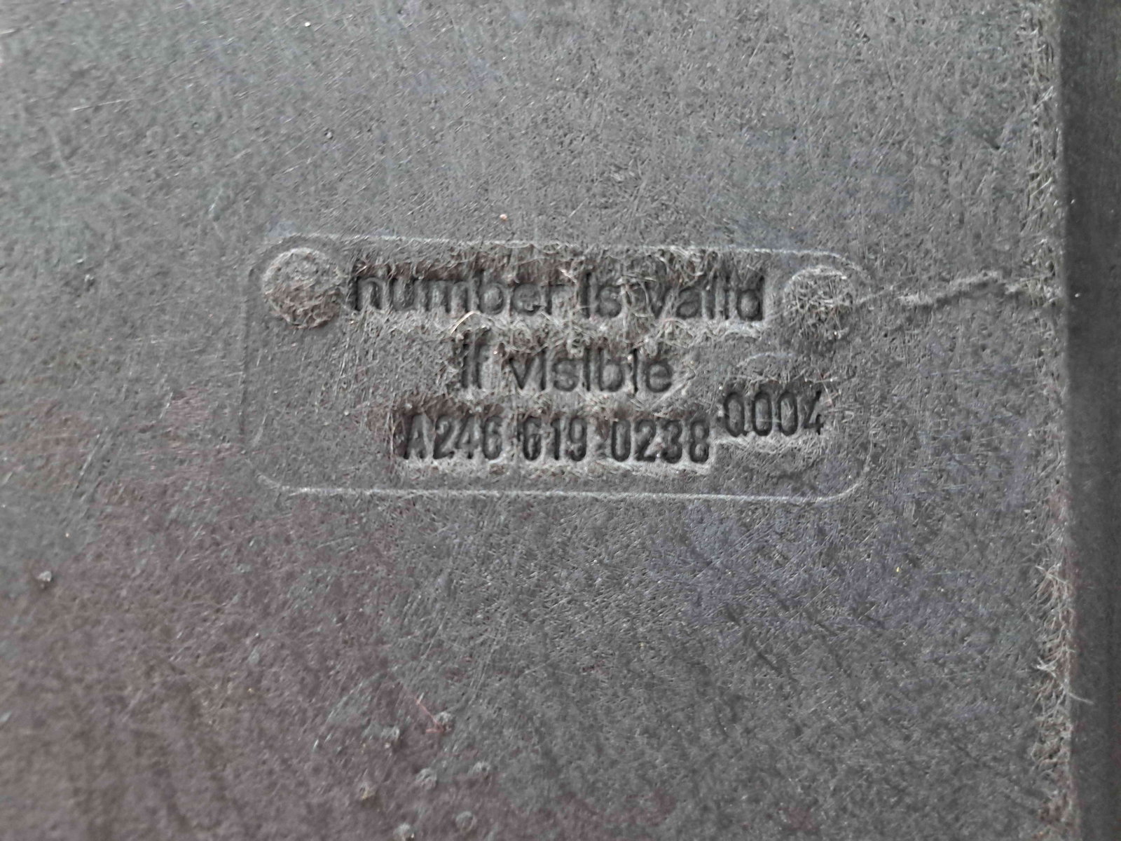 Scut lateral dreapta Mercedes Clasa A (W176) [Fabr 2012-2018] a2466190238 - imagine 3