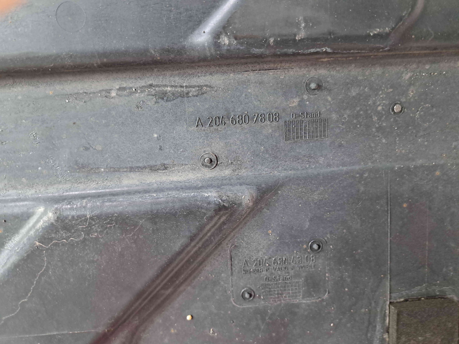 Scut lateral stanga Mercedes Clasa C Coupe (C204) Facelift AMG [Fabr 2011-2015] A2046804308 - imagine 3
