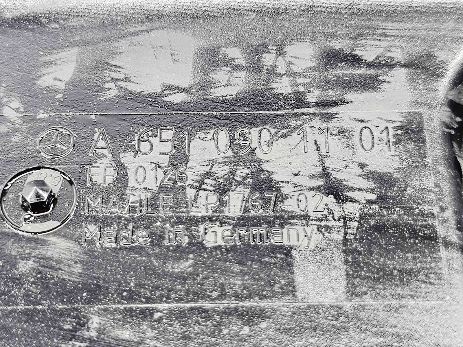 Carcasa filtru aer Mercedes Clasa C Coupe (C204) Facelift AMG [Fabr 2011-2015] A6510901101 2.2 CDI 651911 125KW / 170CP - imagine 5