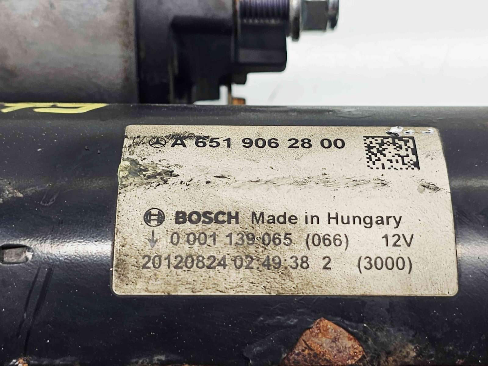 Electromotor 13 dinti Mercedes Clasa C Coupe (C204) Facelift AMG [Fabr 2011-2015] A6519062800 2.2 CDI 651911125KW / 170CP - imagine 2