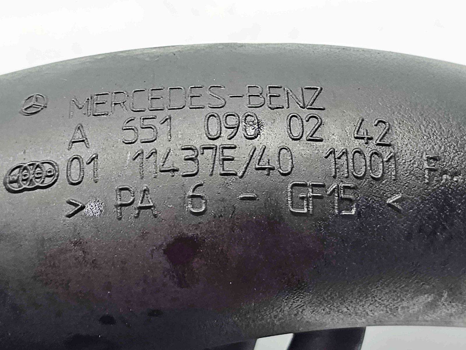 Tub intercooler Mercedes Clasa C Coupe (C204) Facelift AMG [Fabr 2011-2015] A6510900242 2.2 CDI 651911 125KW / 170CP - imagine 5