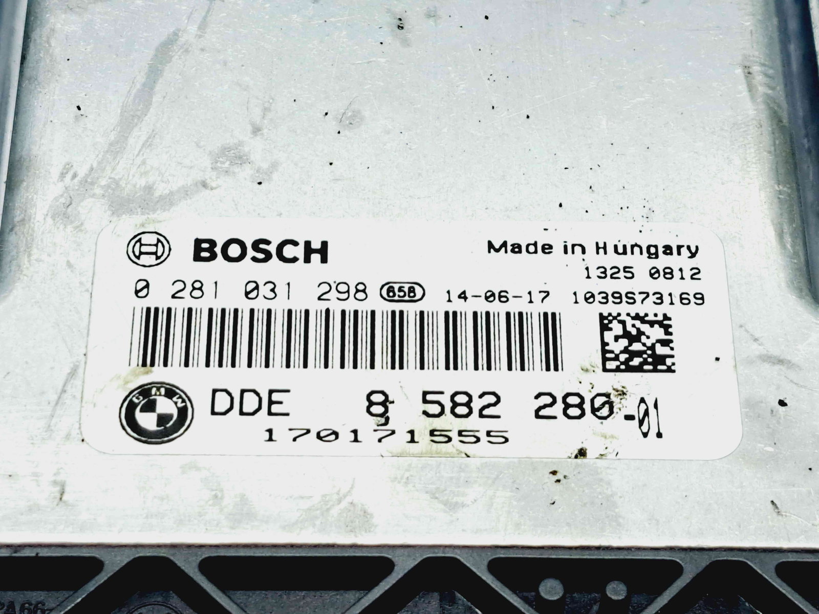 Calculator motor ECU Bmw 1 (F20) [Fabr 2011-2017] 0281031298 / 8582280 2.0 N47D20 105KW / 143CP - imagine 3