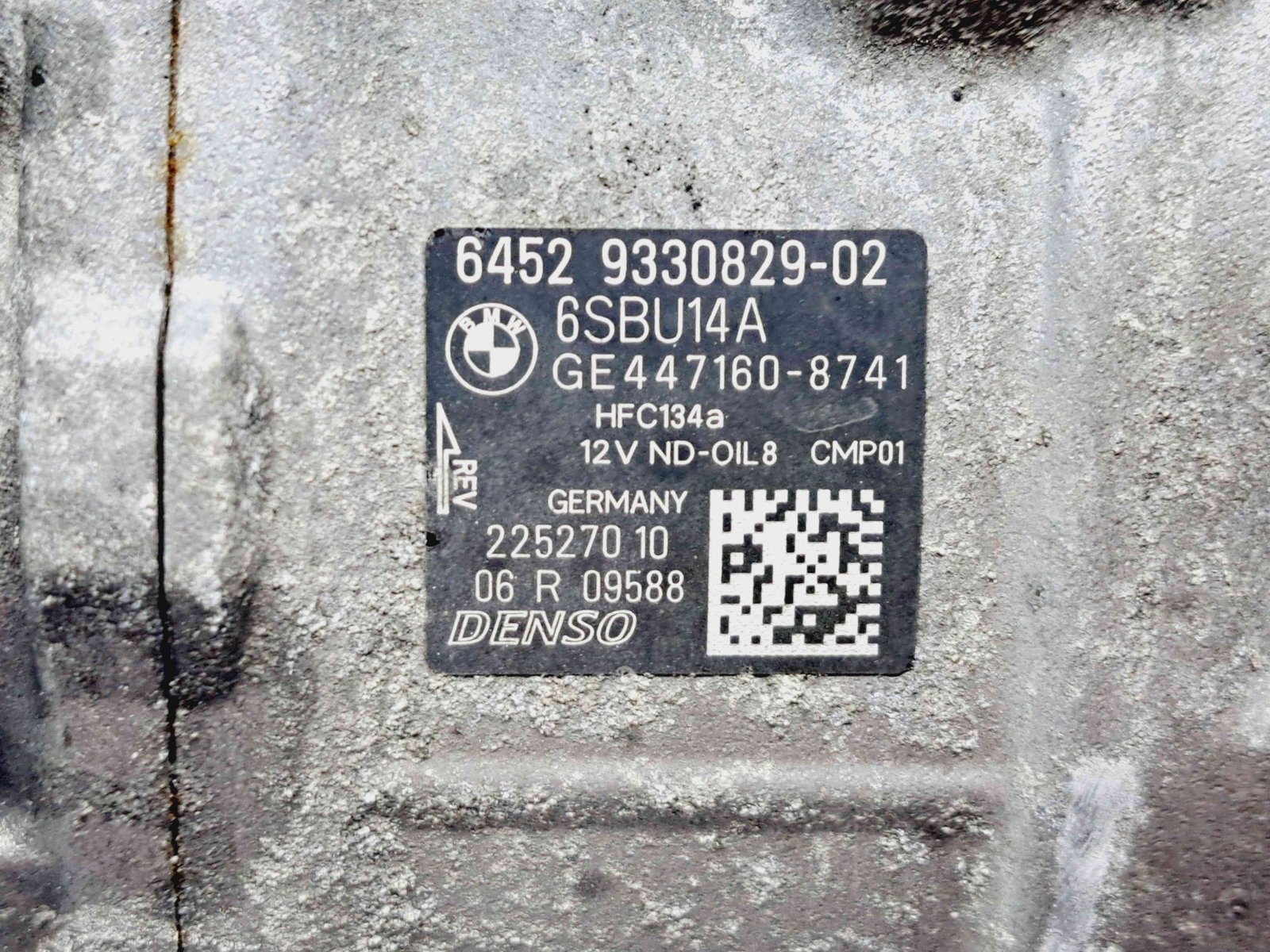 Compresor clima Bmw 1 (F20) [Fabr 2011-2017] 225270-10 2.0 N47D20 105KW / 143CP - imagine 7