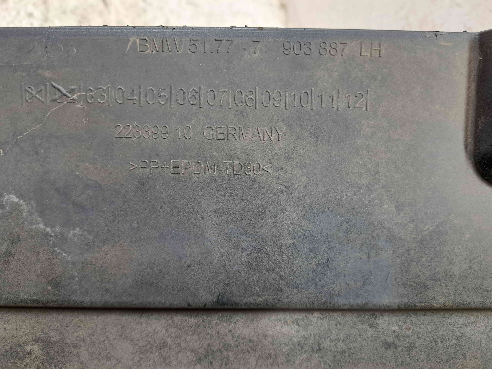 Prag lateral stanga Bmw 5 Touring (F11) [Fabr 2011-2016] 7903887 - imagine 5