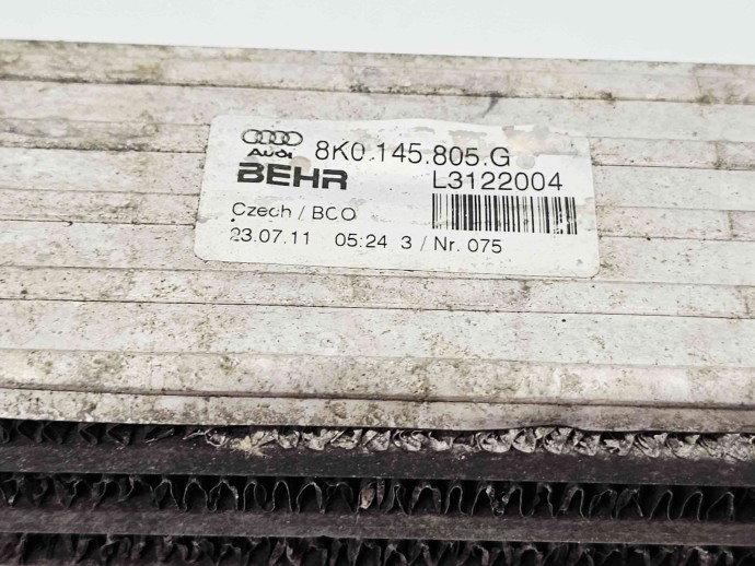 Radiator intercooler  AUDI A5 (8T3) [Fabr 2007-2015] 8K0145805G 2.0 TDI CAGA 105KW / 143CP