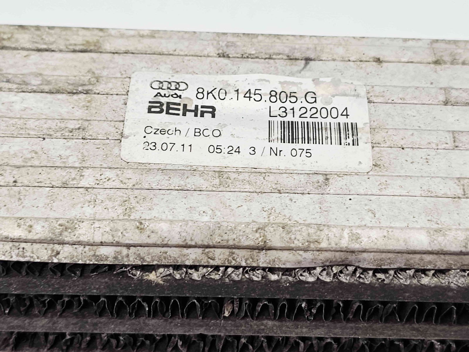 Radiator intercooler AUDI A5 (8T3) [Fabr 2007-2015] 8K0145805G 2.0 TDI CAGA 105KW / 143CP - imagine 5