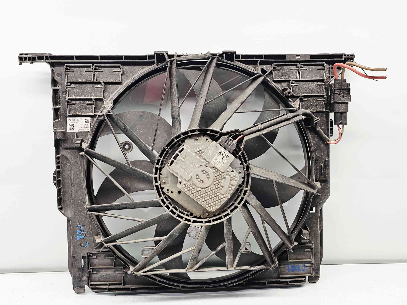 Electroventilator Bmw 7 (F01, F02) [Fabr 2008-2015] 7633273 2.0 N47D20 135KW / 184CP - imagine 1