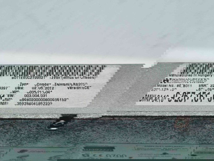  Modul bluetooth  Bmw 7 (F01, F02) [Fabr 2008-2015] 9257151