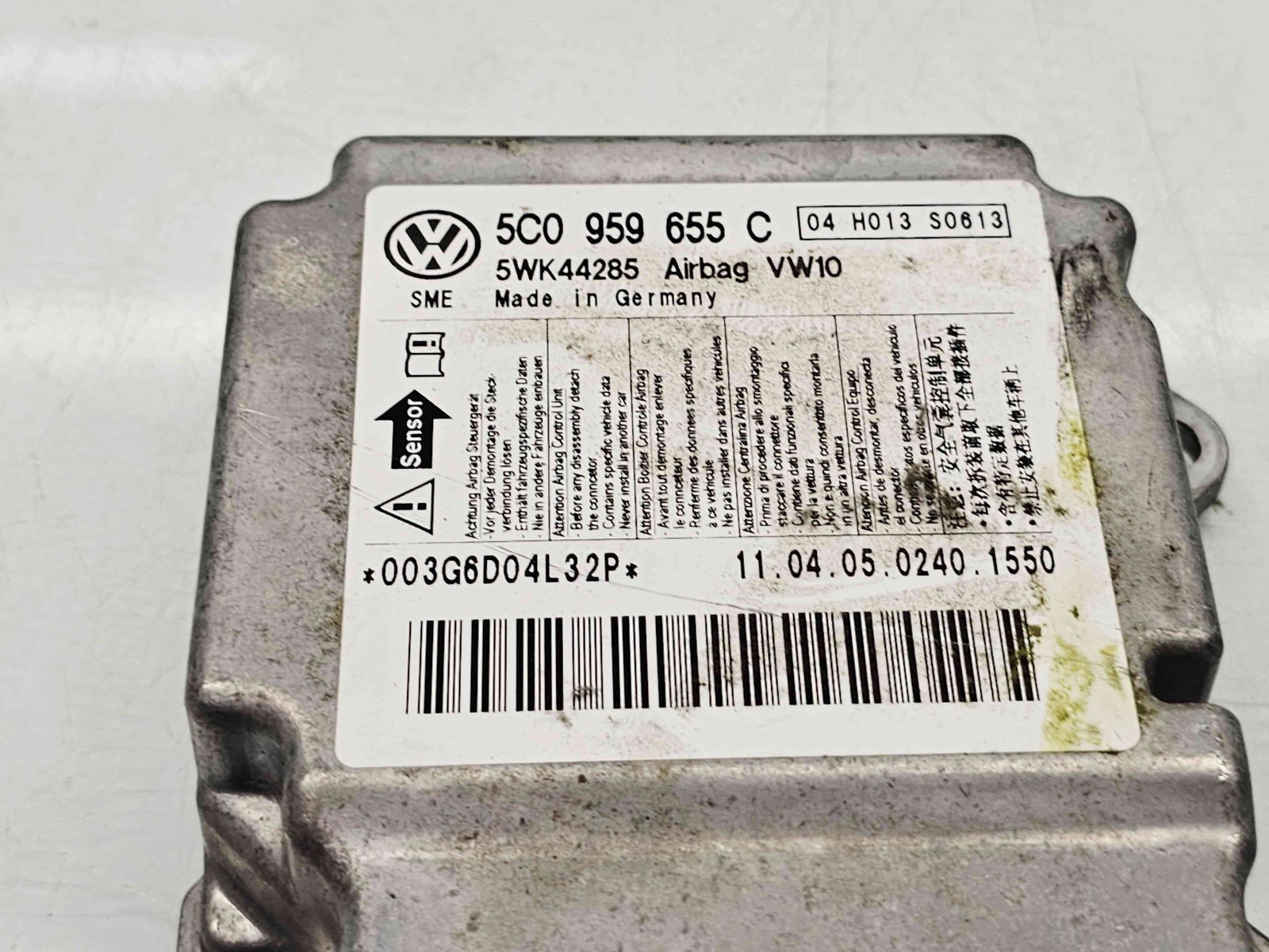 Calculator airbag Volkswagen Golf 6 (5K1) [Fabr 2009-2013] 5C0959655C 2.0 TDI CFFB 103KW / 140CP - imagine 3