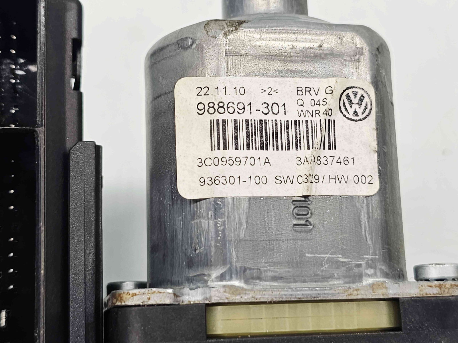 Motoras geam stanga fata Volkswagen Passat B7 (362) [Fabr 2010-2014] 3C0959701A - imagine 4