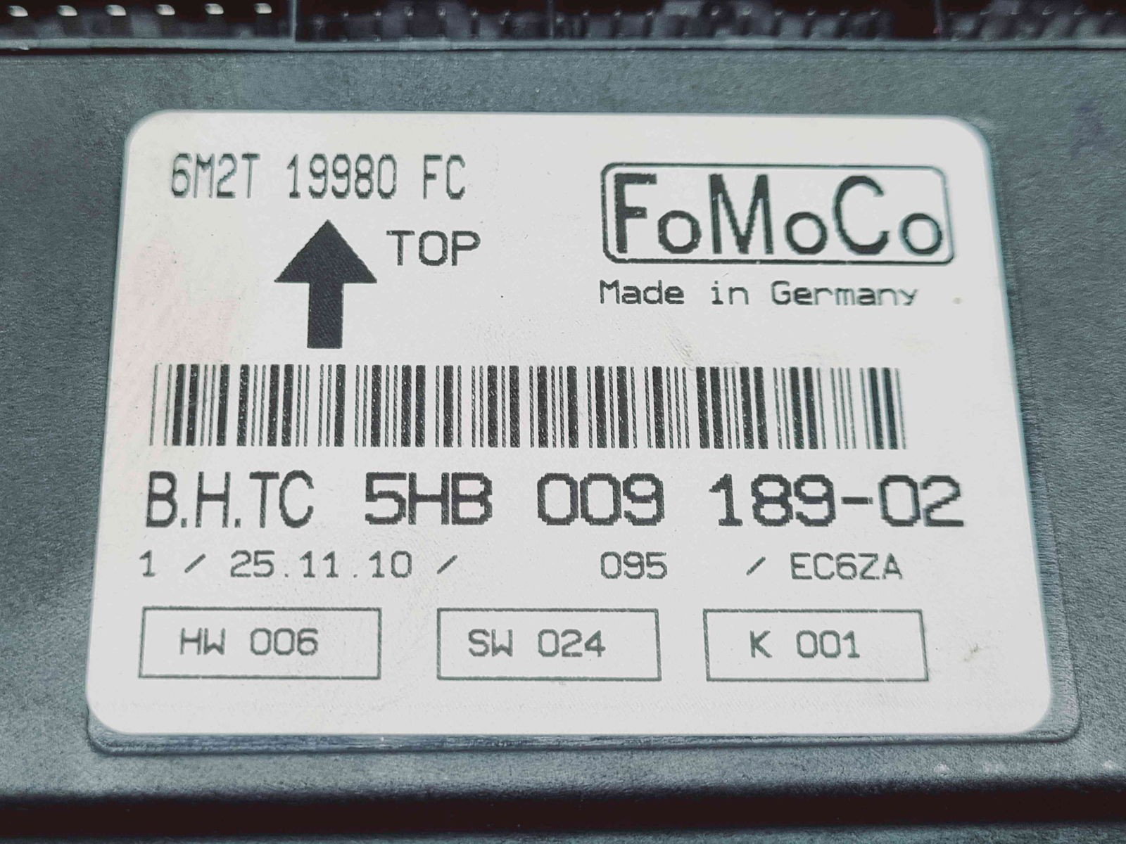 Modul confort Ford S-Max 1 [Fabr 2006-2014] 6M2T19980FC - imagine 3