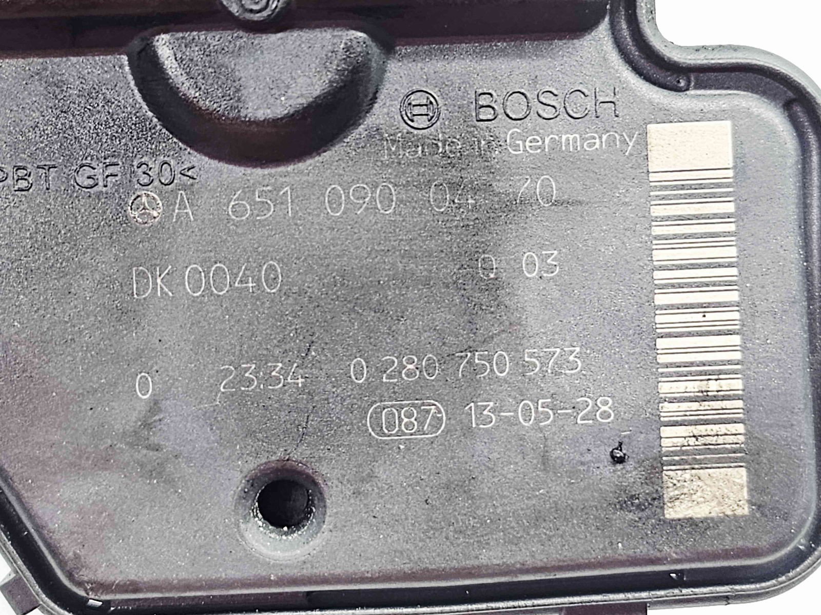 Clapeta acceleratie Mercedes Clasa E (W212) [Fabr 2009-2016] A6510900470 1.8 CDI 651901 80KW / 109CP - imagine 2