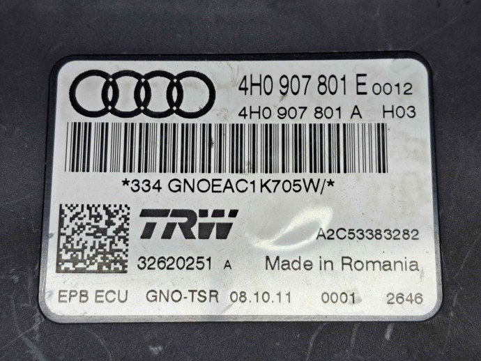 Calculator frana de mana Audi A6 (4G2, C7) [Fabr 2011-2017] 4H0907801E  