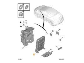 Modul control BSI PEUGEOT 207 (WA) [Fabr 2006-2012] 9659285580  1.6 HDI 9HZ 80KW / 109CP