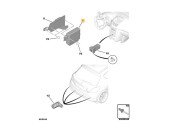 Modul senzori parcare PEUGEOT 207 (WA) [Fabr 2006-2012] 9661496880 1.6 HDI 9HZ 80KW / 109CP