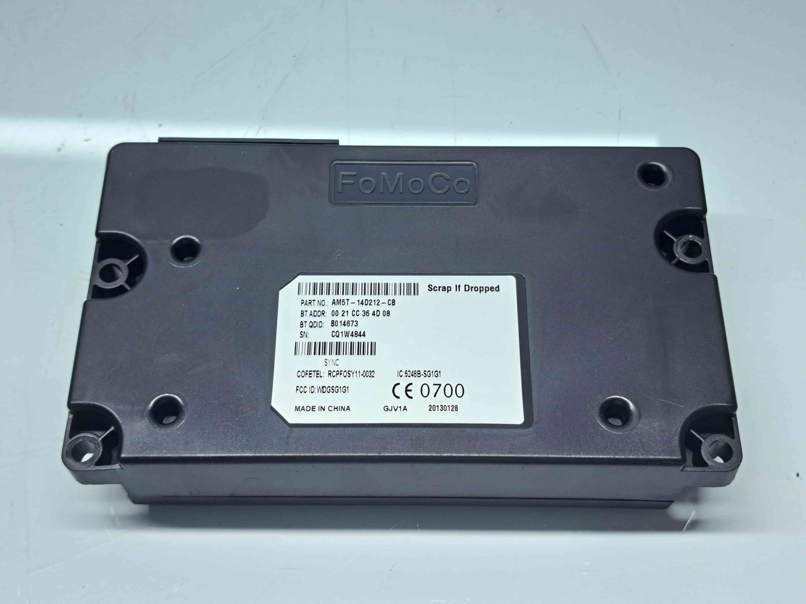 Modul bluetooth Ford Grand C-Max (CB7) [Fabr 2010-2015] AM5T14D212CB - imagine 1