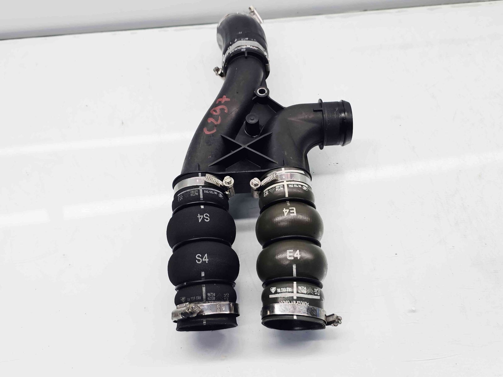 Tub intercooler Citroen C4 (II) [Fabr 2009-2018] 9678406580 1.4 HDI 8HR 50KW / 68CP - imagine 2