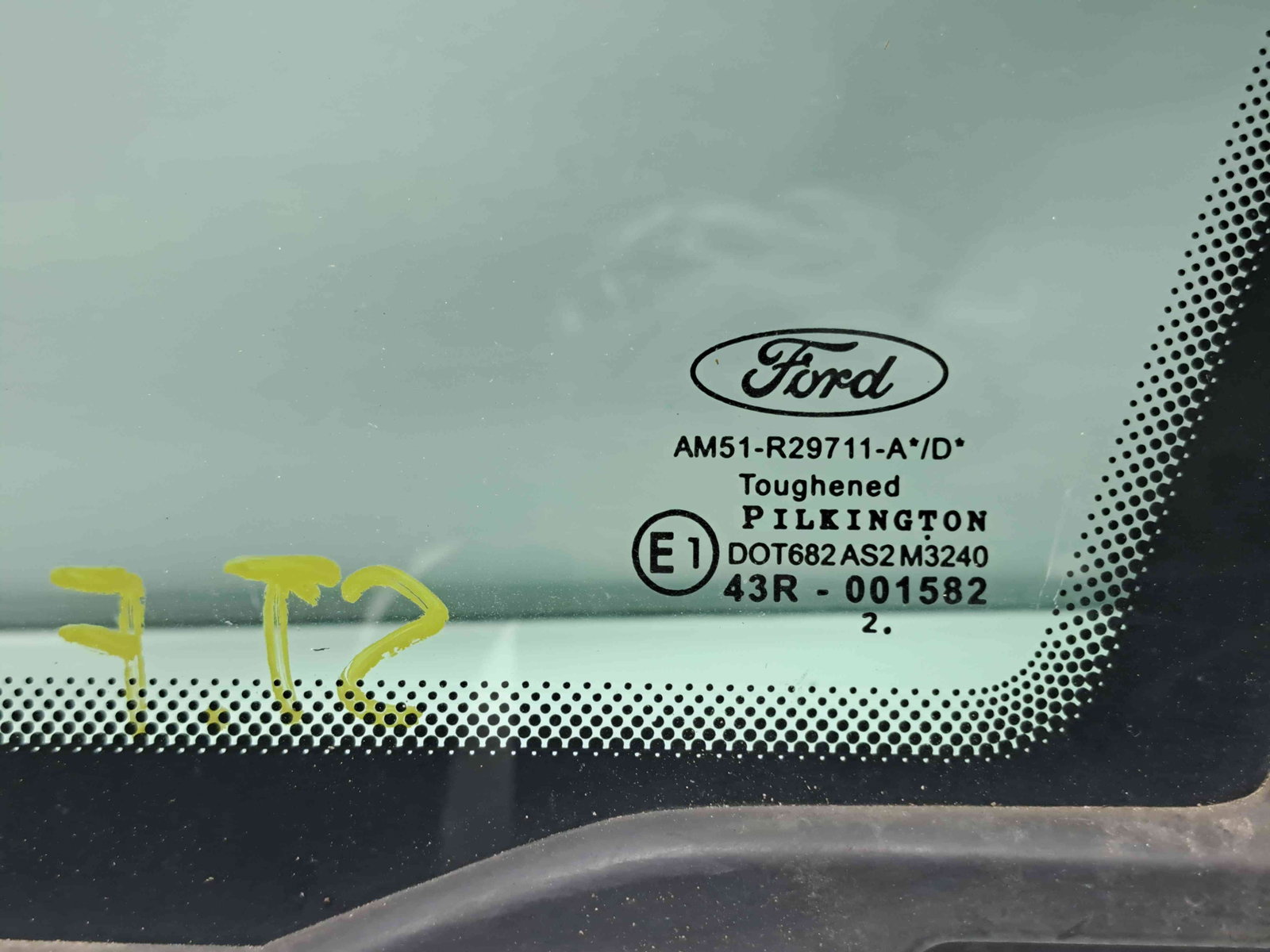 Geam fix stanga fata Ford Grand C-Max (CB7) [Fabr 2010-2015] OEM - imagine 2