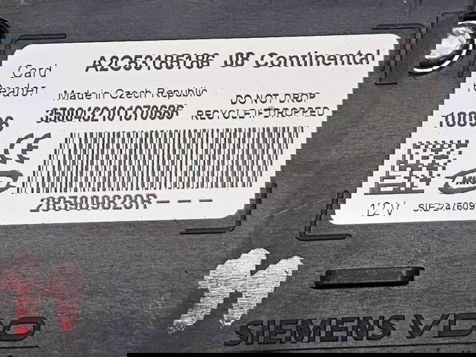  Contact cu cheie Renault Fluence [Fabr 2010-prezent] 285909828R  1.6 Benz K4M83881KW / 110CP