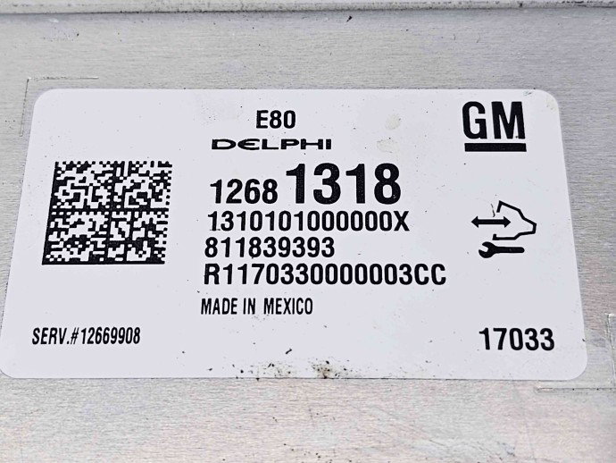 Calculator motor ECU Opel Astra K Hatchback [Fabr 2015-2022] 12681318 1.0 Benz B10XFT 77KW / 105CP