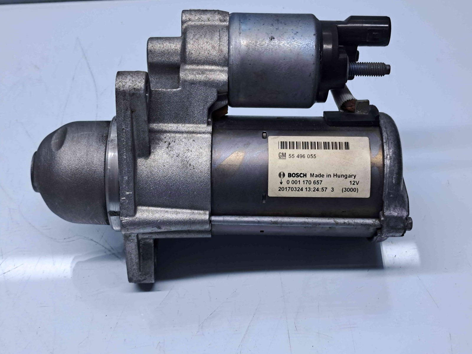 Electromotor 13 dinti Opel Astra K Hatchback [Fabr 2015-2022] 55496055 1.0 Benz LE177KW / 105CP - imagine 1
