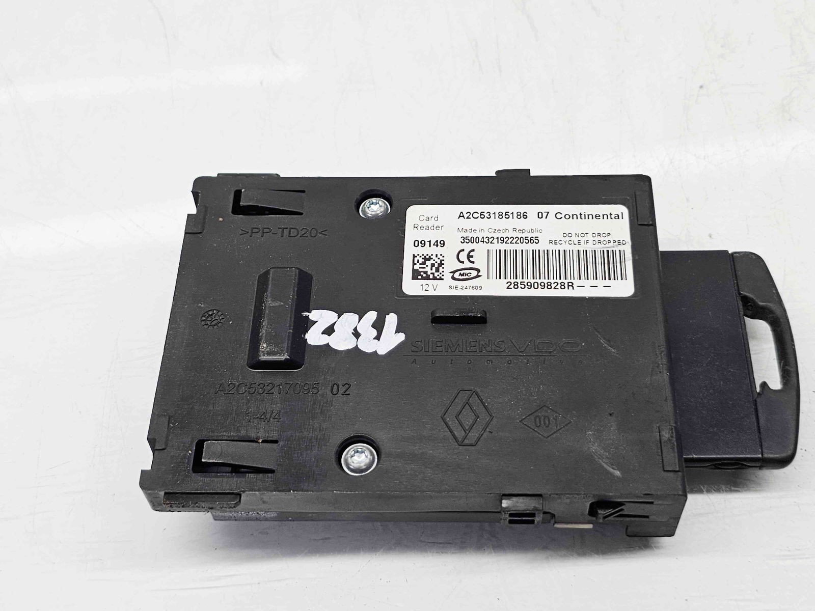 Contact cu cheie Renault Scenic 3 [Fabr 2009-2015] A2C53185186 1.6 Benz K4M85881KW / 110CP - imagine 1