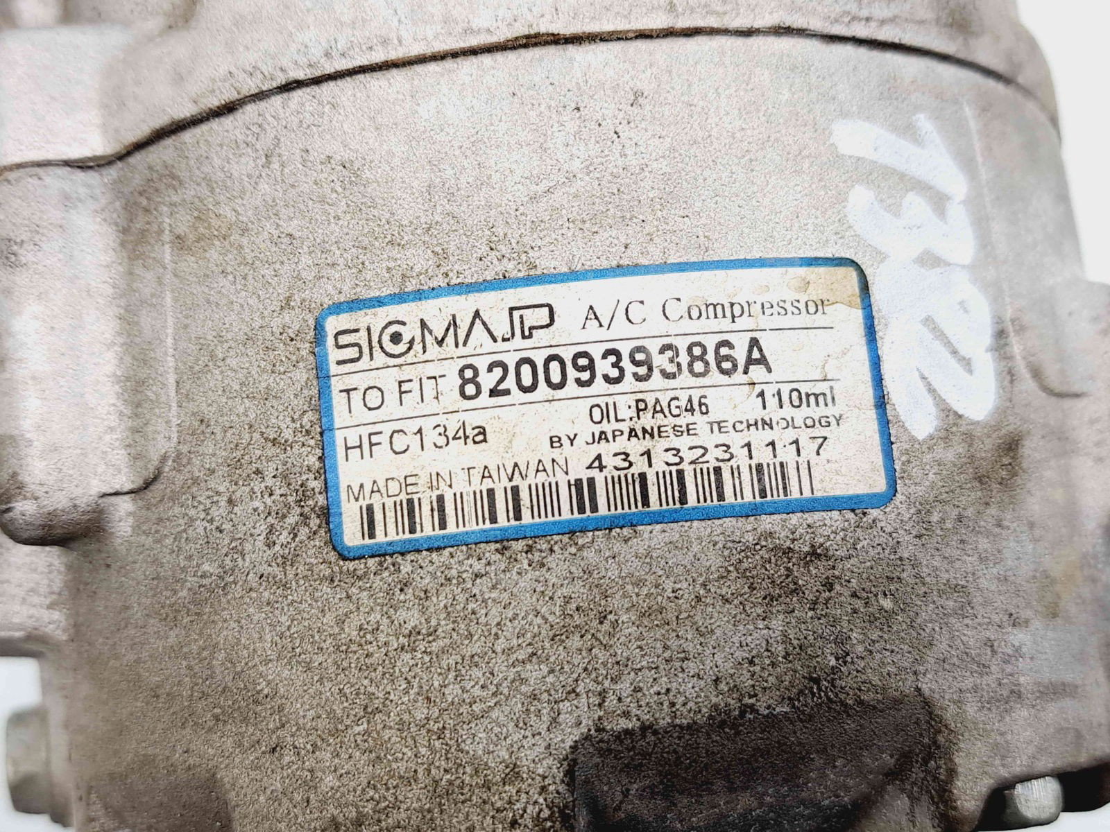 Compresor clima Renault Scenic 3 [Fabr 2009-2015] 8200939386A 1.6 Benz K4M858 81KW / 110CP - imagine 2