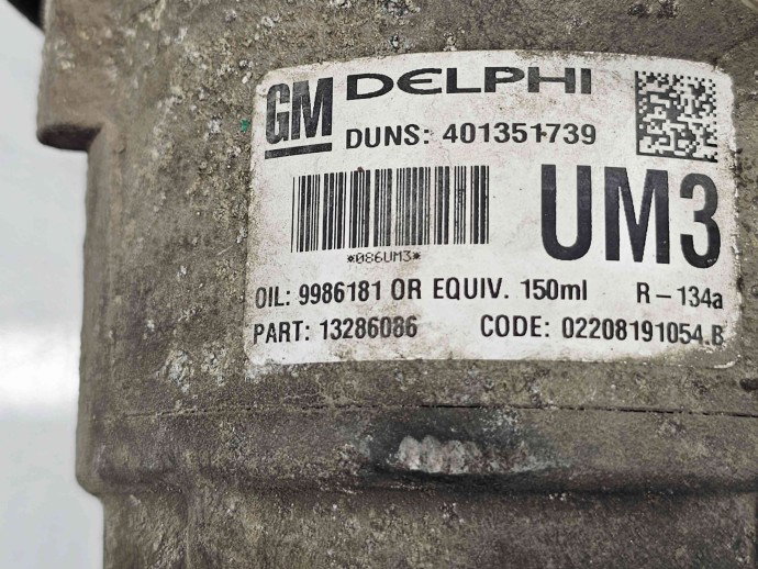 Compresor clima  Opel Astra H [Fabr 2004-2009] 13286086 1.7 CDTI A17DTR 92KW / 125CP