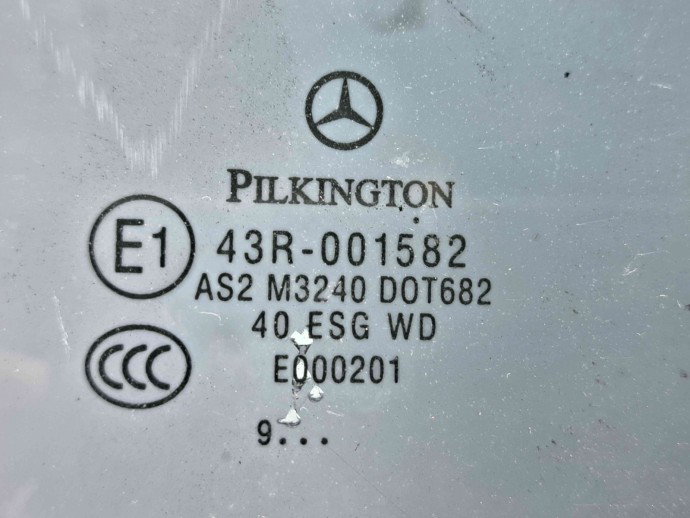Geam usa dreapta spate Mercedes Clasa C (W204) [Fabr 2007-2014] OEM