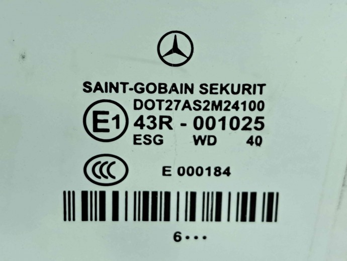 Geam usa stanga spate Mercedes Clasa E (W211) [Fabr 2002-2009] OEM