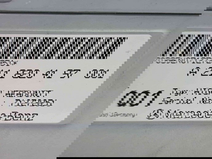  Radio CD cu navigatie Mercedes Clasa E (W211) [Fabr 2002-2009] A2118204197