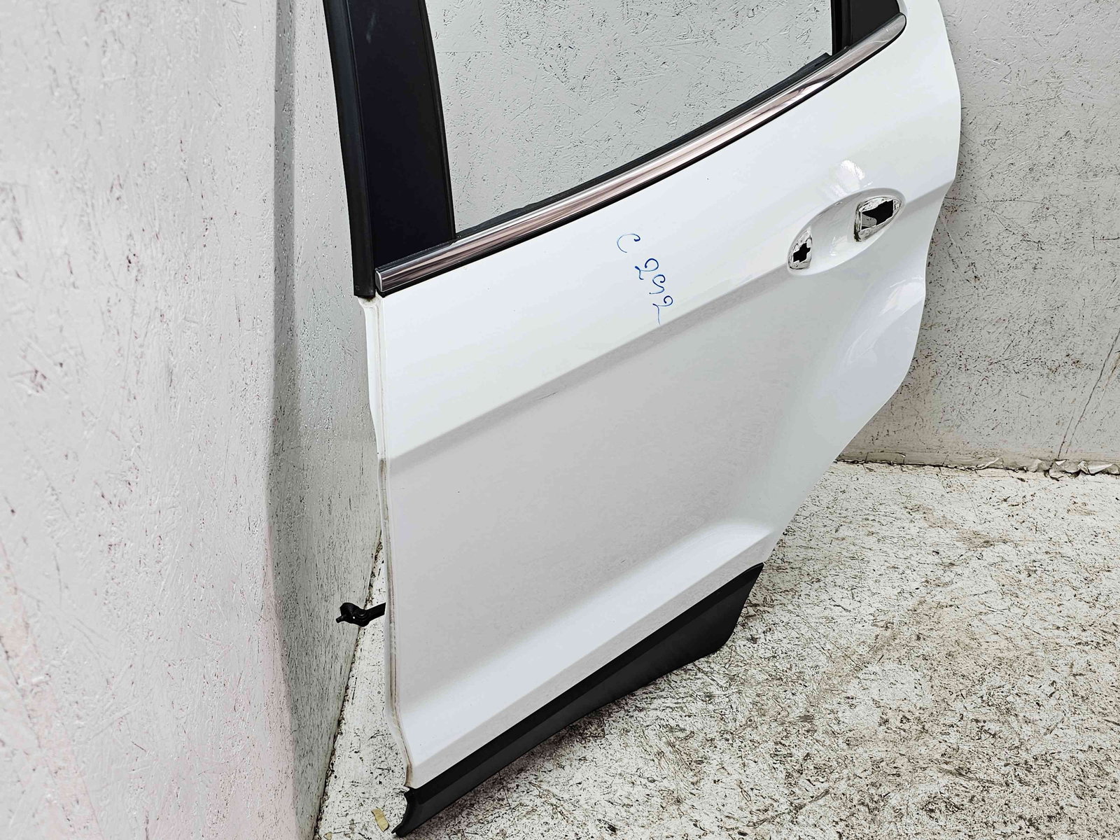 Usa stanga spate Ford Ecosport [Fabr 2017-2024] Frozen White - imagine 3