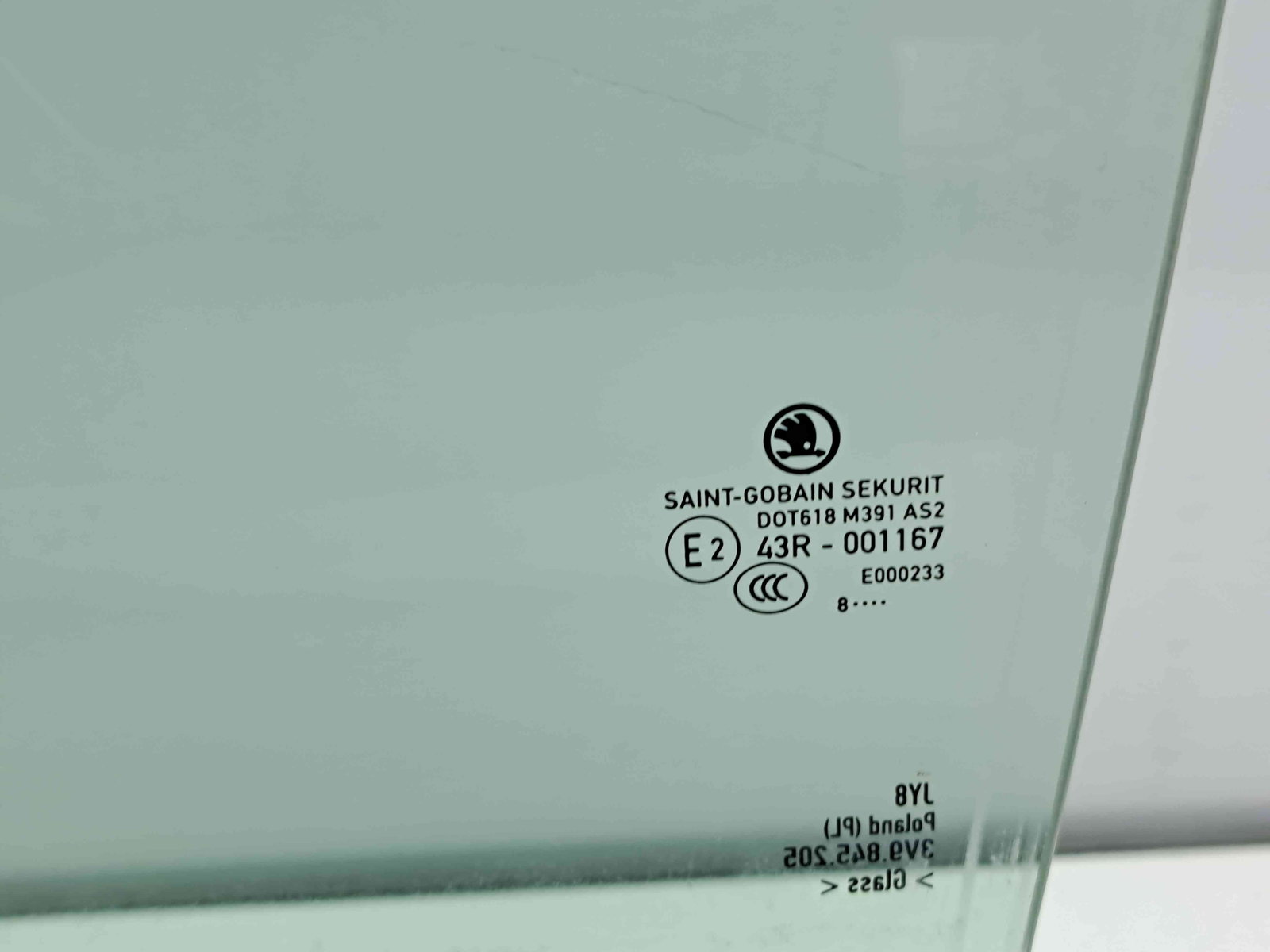 Geam usa stanga spate Skoda Superb III Combi (3V5) [Fabr 2015-2024] OEM - imagine 2