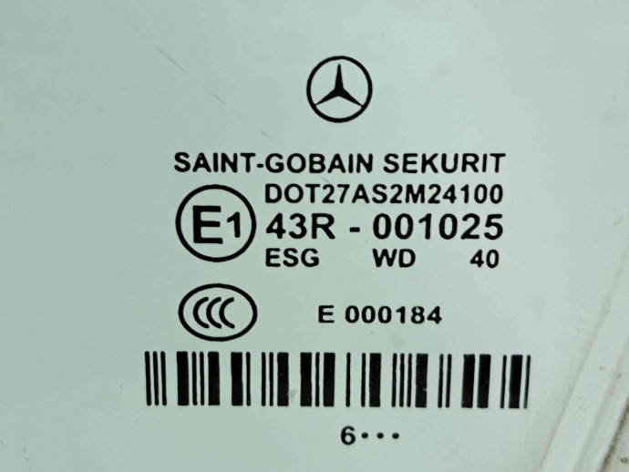 Geam usa stanga fata Mercedes Clasa E (W211) [Fabr 2002-2009] OEM