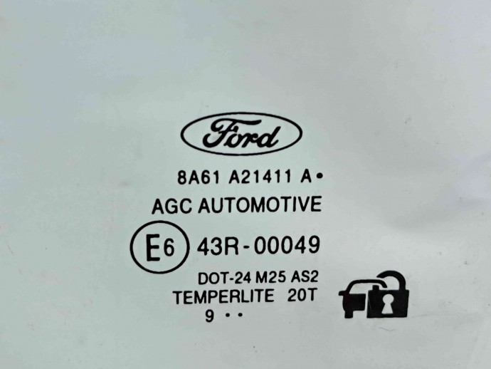 Geam usa stanga fata Ford Fiesta 5 [Fabr 2001-2010] OEM