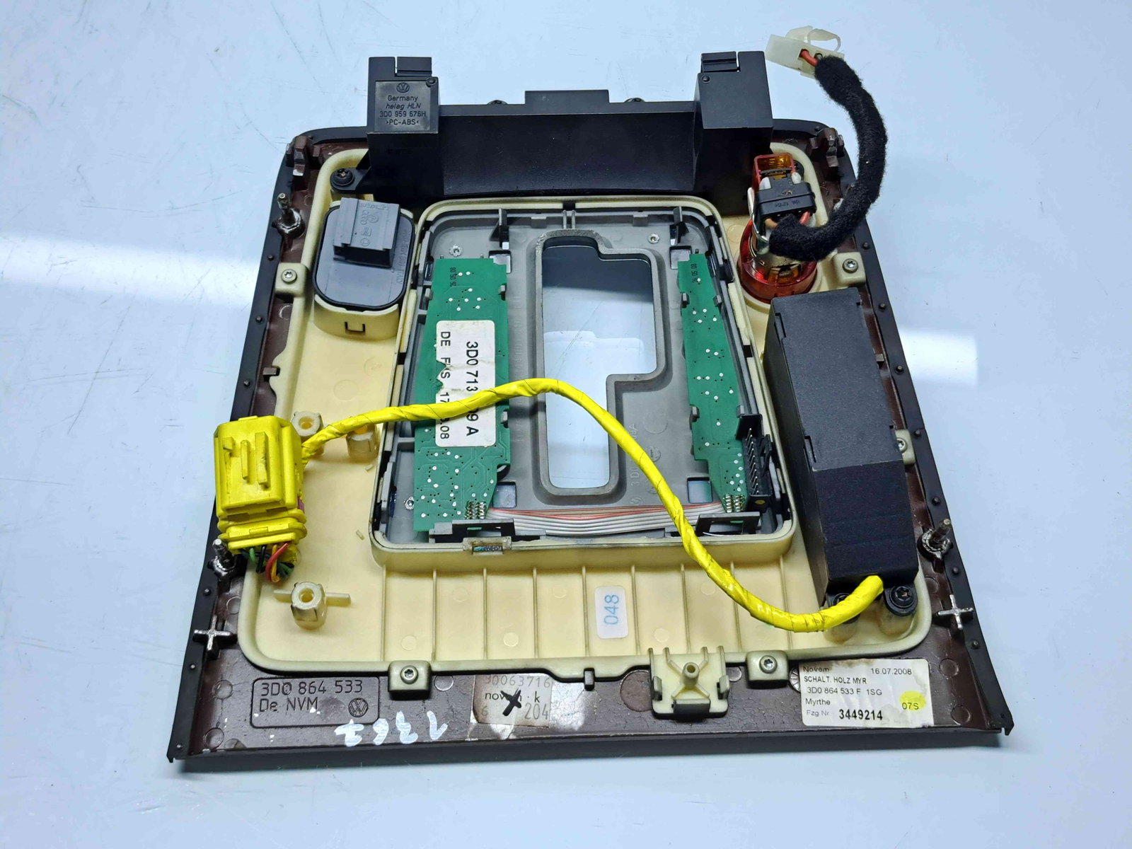 Consola centrala Volkswagen Phaeton (3D) [Fabr 2002-2016] 3D0864533 - imagine 3