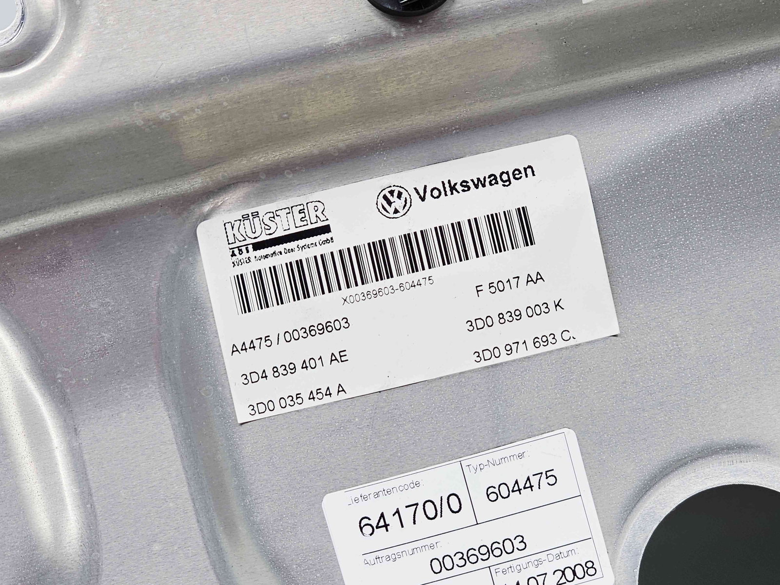 Macara electrica geam stanga spate Volkswagen Phaeton (3D) [Fabr 2002-2016] 3D4839401AE - imagine 2