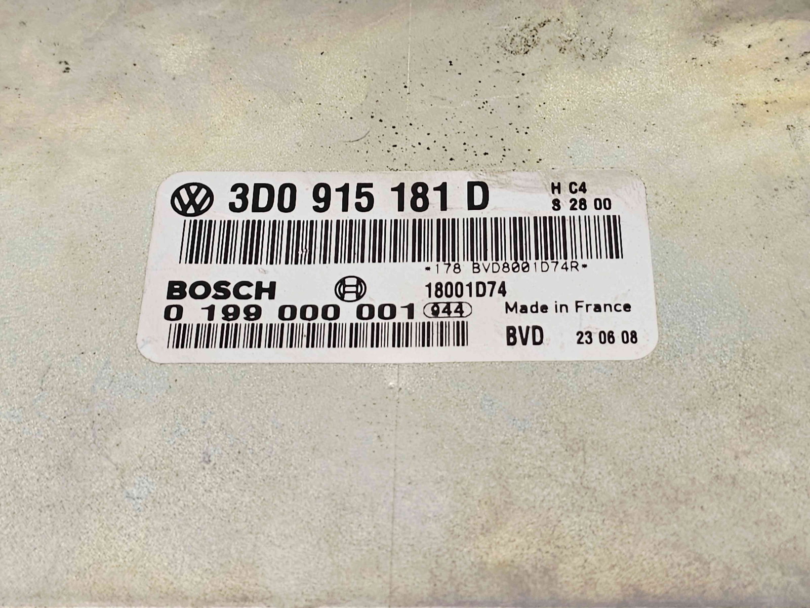 Modul confort Volkswagen Phaeton (3D) [Fabr 2002-2016] 3D0915181D - imagine 2